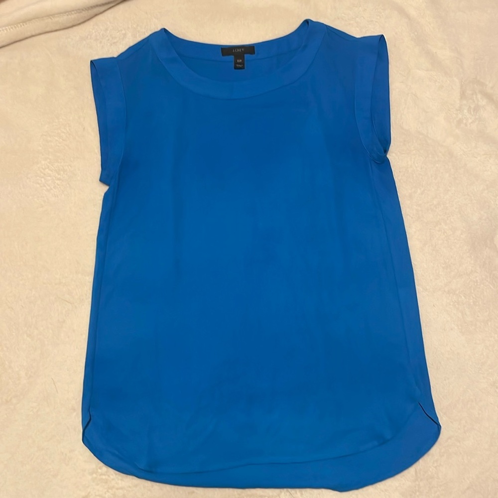 JCrew Royal Blue Blouse
